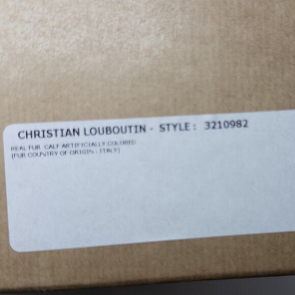 Christian Louboutin Macadamia Leopard Lace-Up Winter Boots EU 39.5 New - Picture 7 of 8